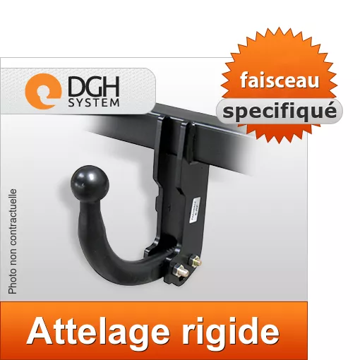 BMW 1 F20 F21 2011-2014 Attelage rigide fixe + faisceau spécifique 13 broches