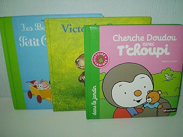 3 LIVRES DRÔLES de petites bêtes / belles histoires de petit ours brun