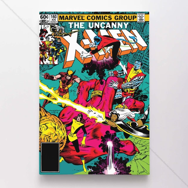 Uncanny X-Men Poster Canvas Vol 1 #160 Xmen Marvel Comic Book Art Print
