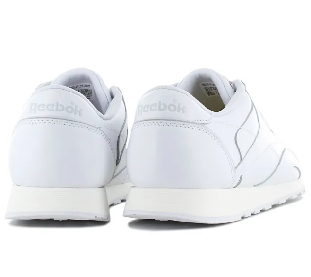 Reebok classic Leather plus Sneaker Blanc GV8540 Sport Loisir Retro Baskets Neuf 3