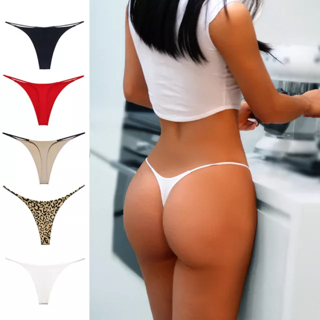 Womens Sexy Thong G-String Underwear Panties Micro Lingerie Panty Briefs
