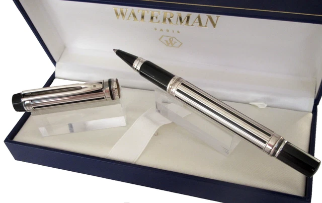 RARE ET MYTHIQUE Stylo Bille De Prestige Waterman Man 100 Argent Massif Mx125 EUR 329,90 - FR