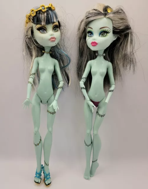 Monster High Frankie Stein Dolls X2,  13 Wishes & Sweet 1600 Mattel 2008