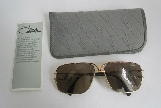 ORIGINAL CAZAL 951 Col.33 Sonnenbrille – Made In Germany, Hornfarbe, 63-10-120, N.O.S. Mit Armband