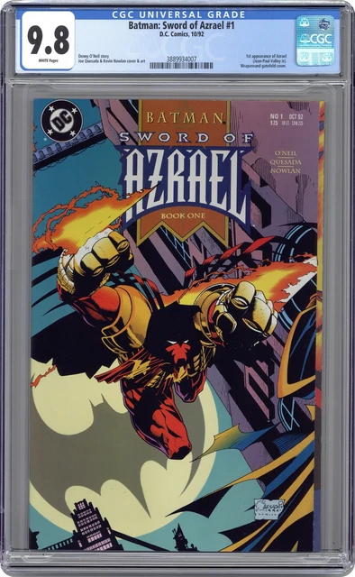 Batman Sword of Azrael #1 CGC 9.8 1992 3889934007