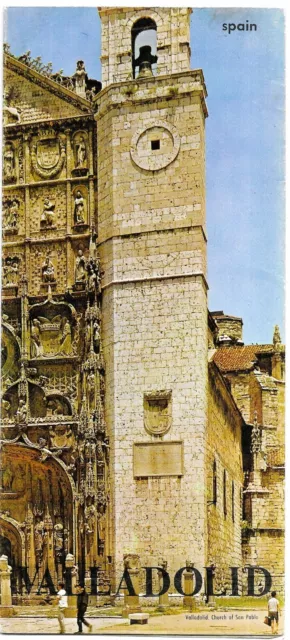 Vintage Valladolid Spain Travel Tourist Brochure Maps Photo Images 1967
