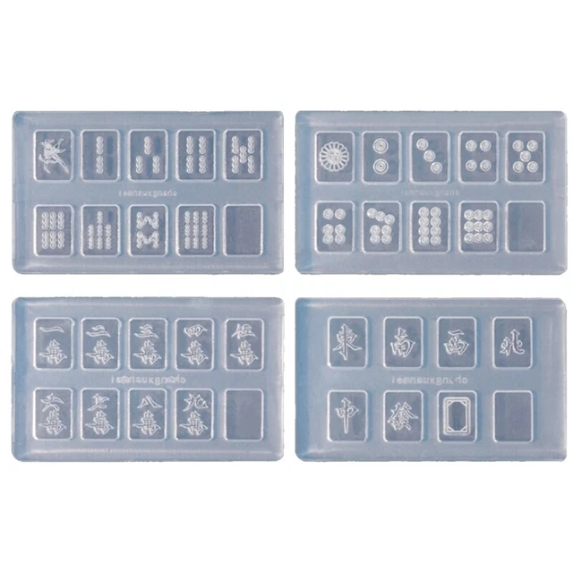 Silicone Mahjong Nail Silicone Material Crystal Mold Soap Making for Nail