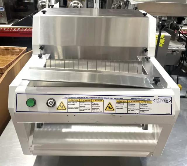 Oliver 732-N Front-Load Bread Slicer w/ Bagging Scoop, 115v