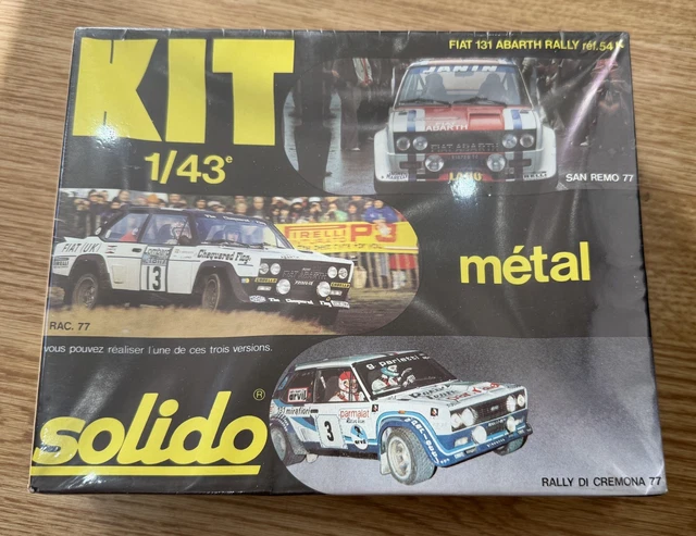 Ixo 1:43 Fiat 131 Abarth #10 winner rally Monte Carlo 1980 Röhrl