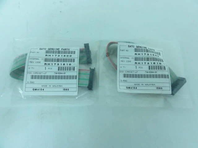 190457 New-No Box; Sato RH1731600 Lot-2 Dip Switch Cable