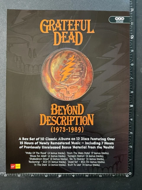GRATEFUL DEAD – Beyond Description (1973-1989) (RARE, 12 CD Box