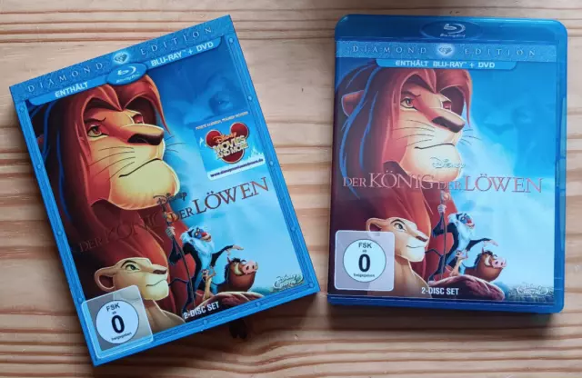 Der König der Löwen ( 1994 ) - Walt Disney  - Diamond Edition - Blu-Ray + DVD