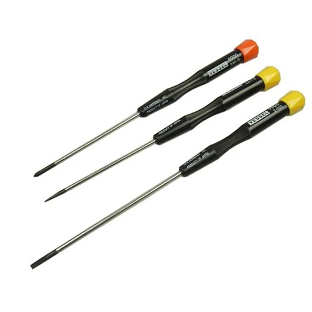 VESSEL MICRO SCREWDRIVER +00 2.5 3 Set of 3 For precision screws 9903 ...