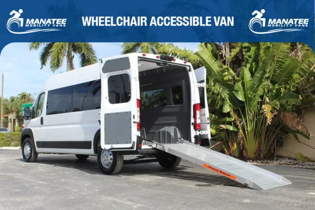 2023 Ram ProMaster 2500 159 New Handicap Wheelchair Ramp Stretcher Van