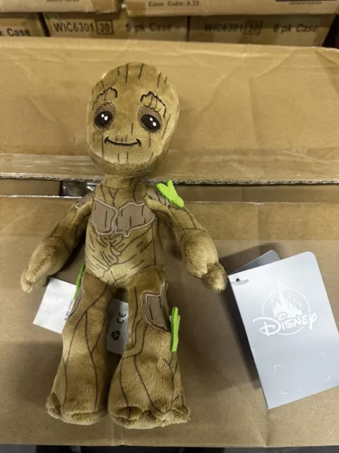 Disney Parks Marvel Baby Groot Plush Doll with TAG ~8.5" Guardians of the Galaxy