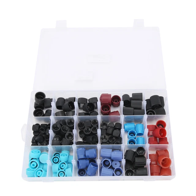 170 Pièces Kit De Capuchon De Protection Anti-poussière De Noyau De Valve AC