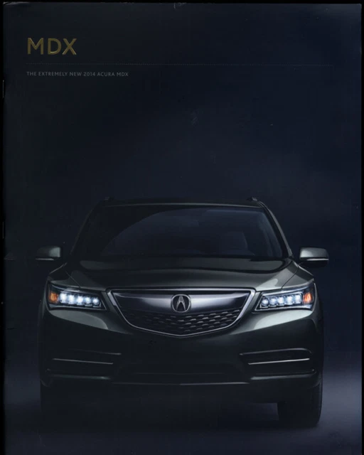 2014 Acura MDX sales brochure