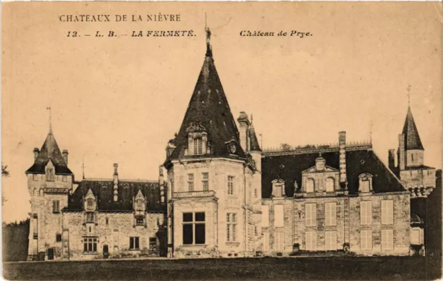 CPA AK Chateaux de la Nievre - La FERTE - Chateau de Prye (456669)