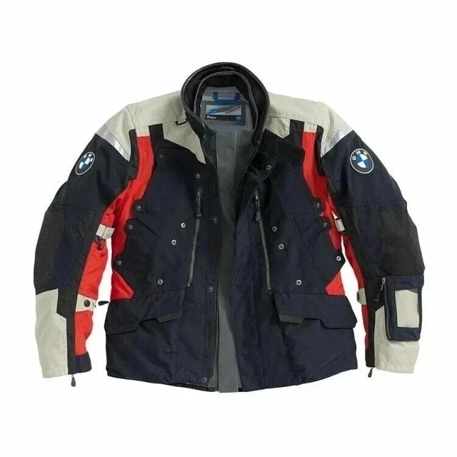 BMW MOTORRAD RALLYE 3 Jacket Size 58 Grey Red Blue £249.39