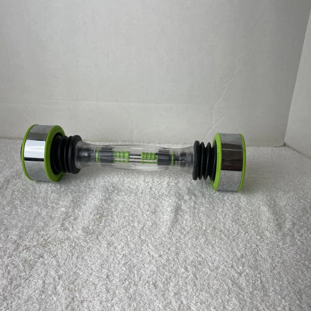 Shake Weight Pro 3 Lbs Clear & Lime Green Men & Women LED Rep Counter Timer Etc