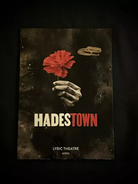 SIGNED HADESTOWN West End Musical Programme. Broadway, Grace Hodgett Young NEW