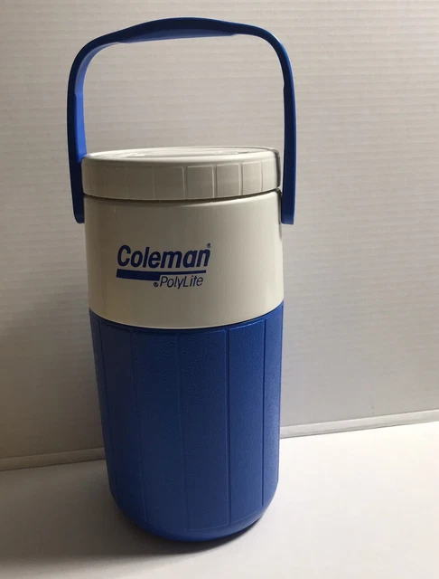 Vintage Coleman Polylite 1/2 Gallon Water Cooler Jug #5590 Very Clean!
