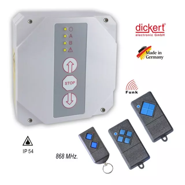 Dickert RTS-16 control de puerta control remoto control inalámbrico persianas enrollables motor o transmisor