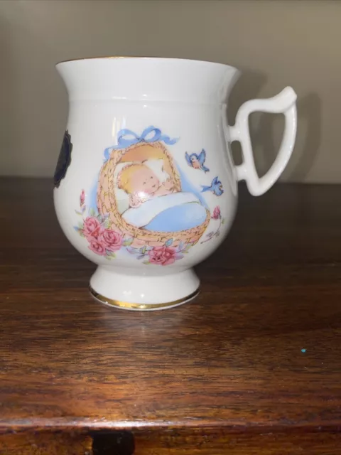 Royal Tara Handmade Ireland “Congratulations On Your Baby” Cup Mug