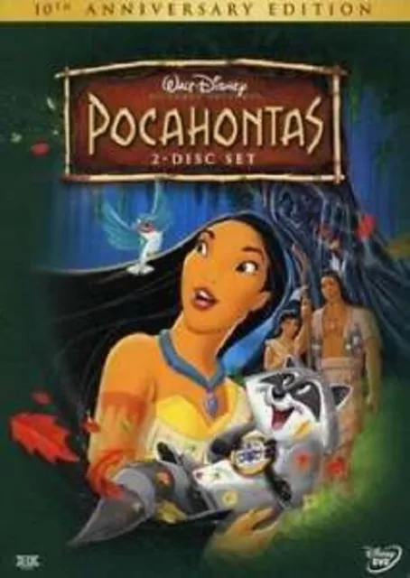 Pocahontas DVD 2 Disc 10th Anniversary Edition Walt Disney 2005 Like New