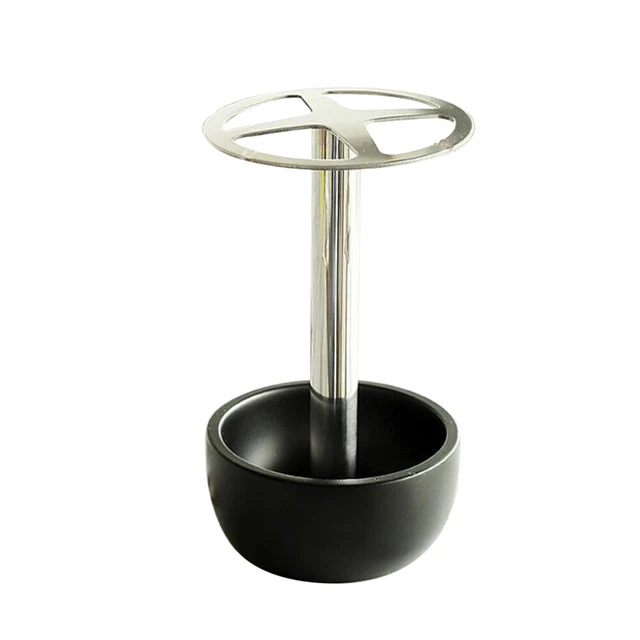 Organizador de almacenamiento con soporte para cepillo de dientes para el hogar (negro)