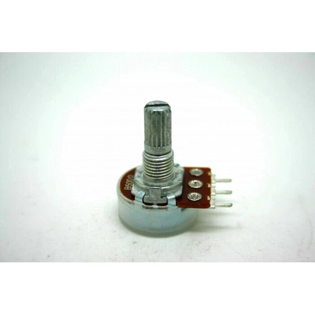 Potentiomètre Linéaire B500K DOUBLE 500k Ohm - Pour Guitare, Audio, électronique - Neuf