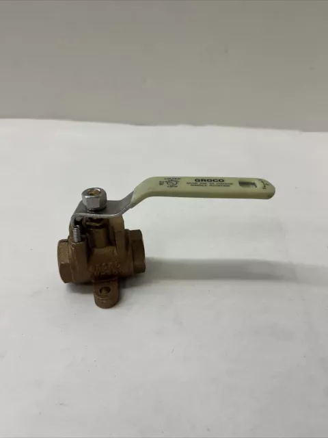 Groco Fv-500 1/2" Npt Bronze Inline Fuel Valve