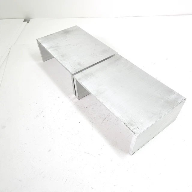 .17" thick Aluminum CHANNEL 6'' wide & 2.5" leg, 14.25" long QTY 2 sku 174663