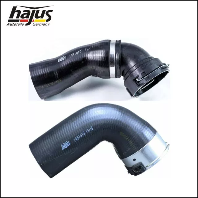 Hajus 2x Ladeluftschlauch Turboschlauch BMW 5er E60 E61 525D 530D Oben Unten