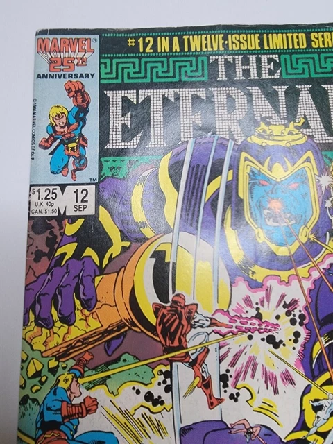 The Eternals #12 September 1986 Marvel Comics Boarded Comic Book 2