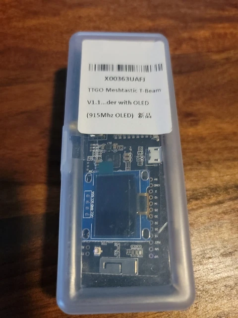 2x Meshtastic T-Beam V1.1 WiFi BLE Lora ESP32 GPS 18650 Battery Holder With OLED