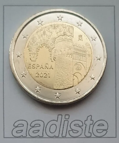 2 Euro 2021 Spagna España Spanien Spain Espagne - Toledo - Fdc Unc