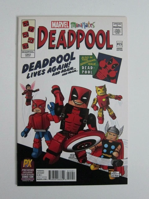 Deadpool #15 Nm- Previews San Diego Comic Con Sdcc Limited Variant Cover 2016