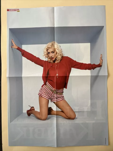 Christina Aguilera & Orlando Bloom A2 Poster