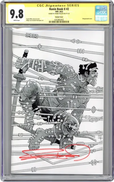 Ronin Book Two #2C CGC 9.8 SS Frank Miller 2023 4263863002