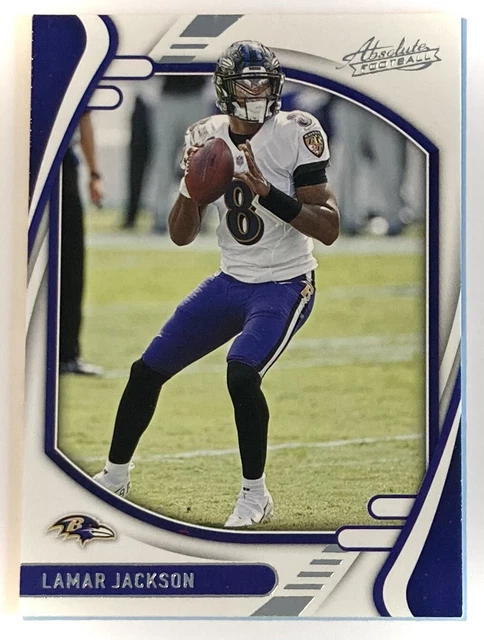 2021 Panini Absolute Ravens Qb Lamar Jackson Football Card #30