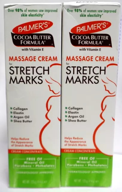 2x Palmer's Cocoa Butter Formula Massage Cream - Stretch Marks & Pregnancy Skin