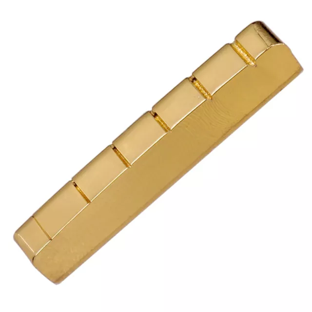 Sillet de Tête Guitare 6 Cordes Fendue en Laiton 42mm Pièces de Rechange pour