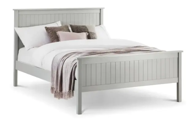 New Wooden Bed Frame White/Dove Grey/Anthracite Single/Double/Kingsize