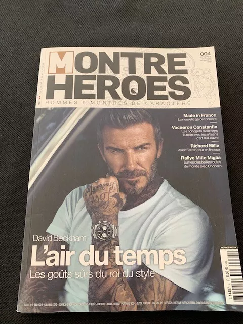 Watch Magazin / Magazine MONTRE HEROES #004 David Beckham sept -  nov 2022