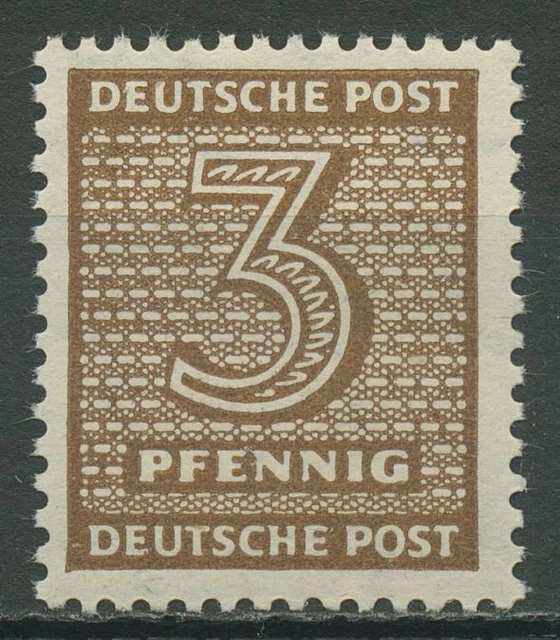 SBZ West-Sachsen 1945 Freimarken Ziffern 126 Y w c postfrisch geprüft