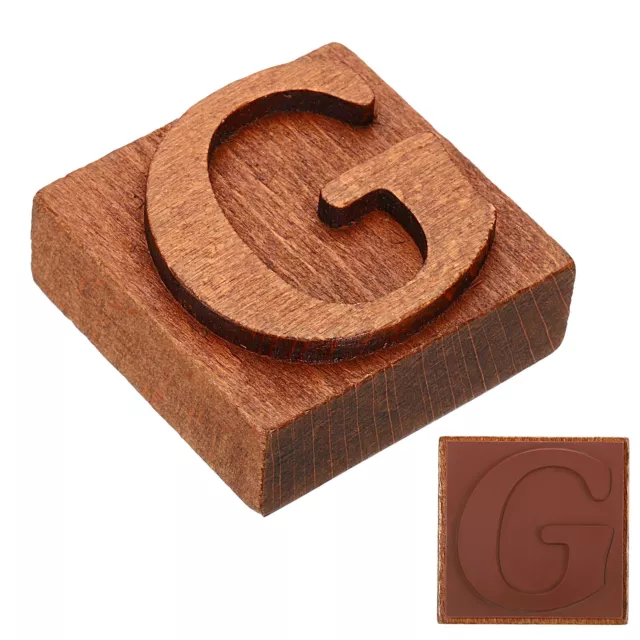 Letter Stamps Wood Rubber Stamp Character G Vintage Alphabet Stamps Set Wooden