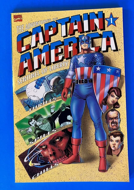Marvel Comics The Adventures of Captain America Sentinel of Liberty #1 Sept 1991