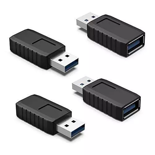 Usb Coupler Male To Female 4packs Usb 3.0 Type A Adapter Superspeed 5gbps Usb Po