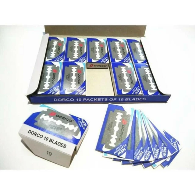 LOT 100 LAMES RASOIR BARBE coupe choux  etc neuf